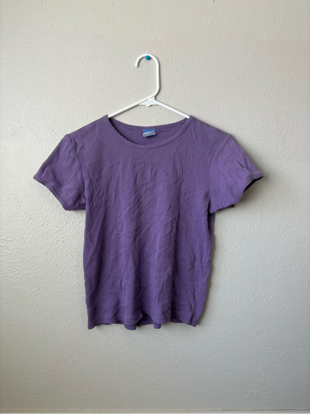 Old Navy Purple Short-Sleeve Crew Tee